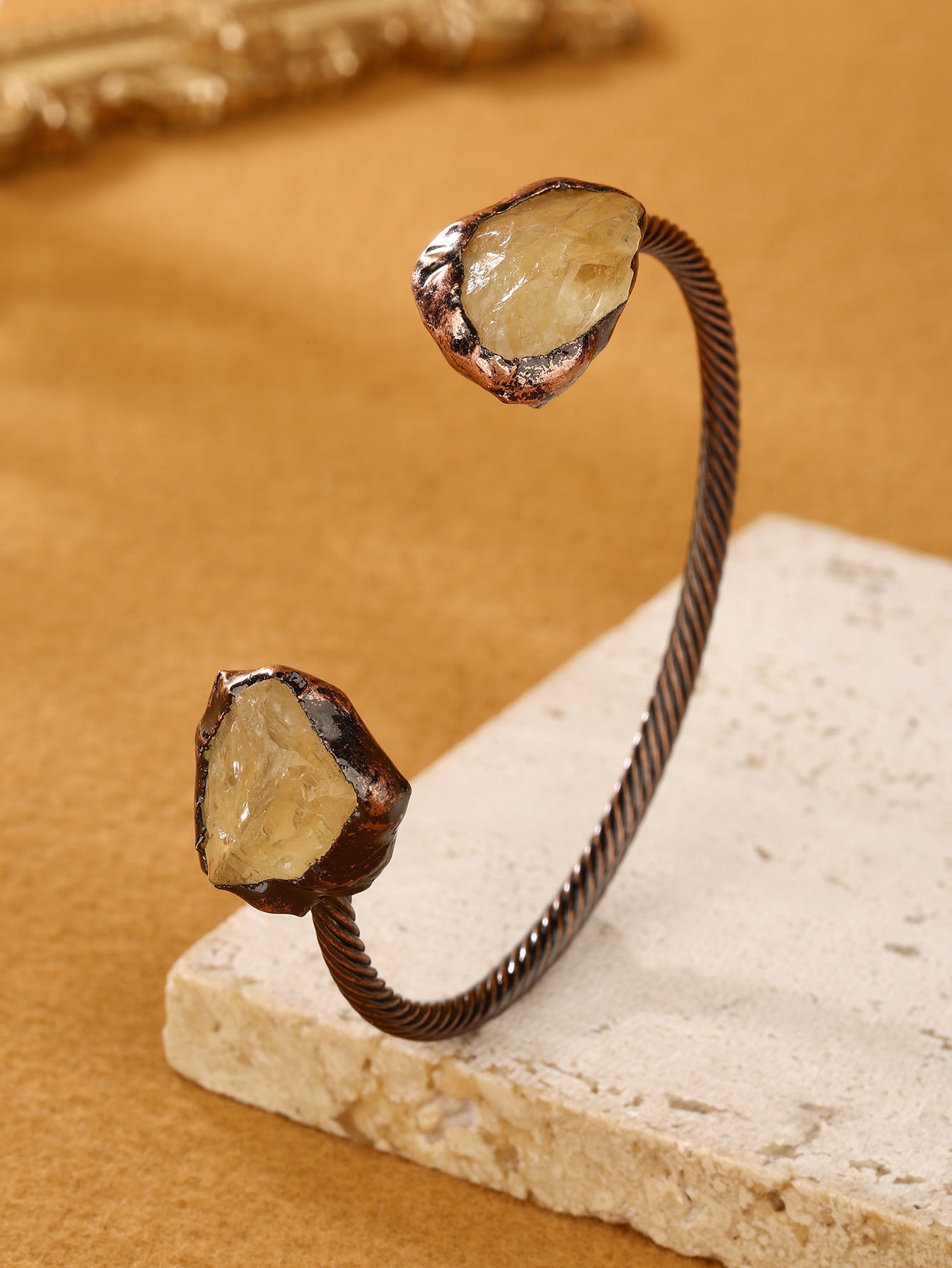 Yellow Crystal Indeterminate Bracelet