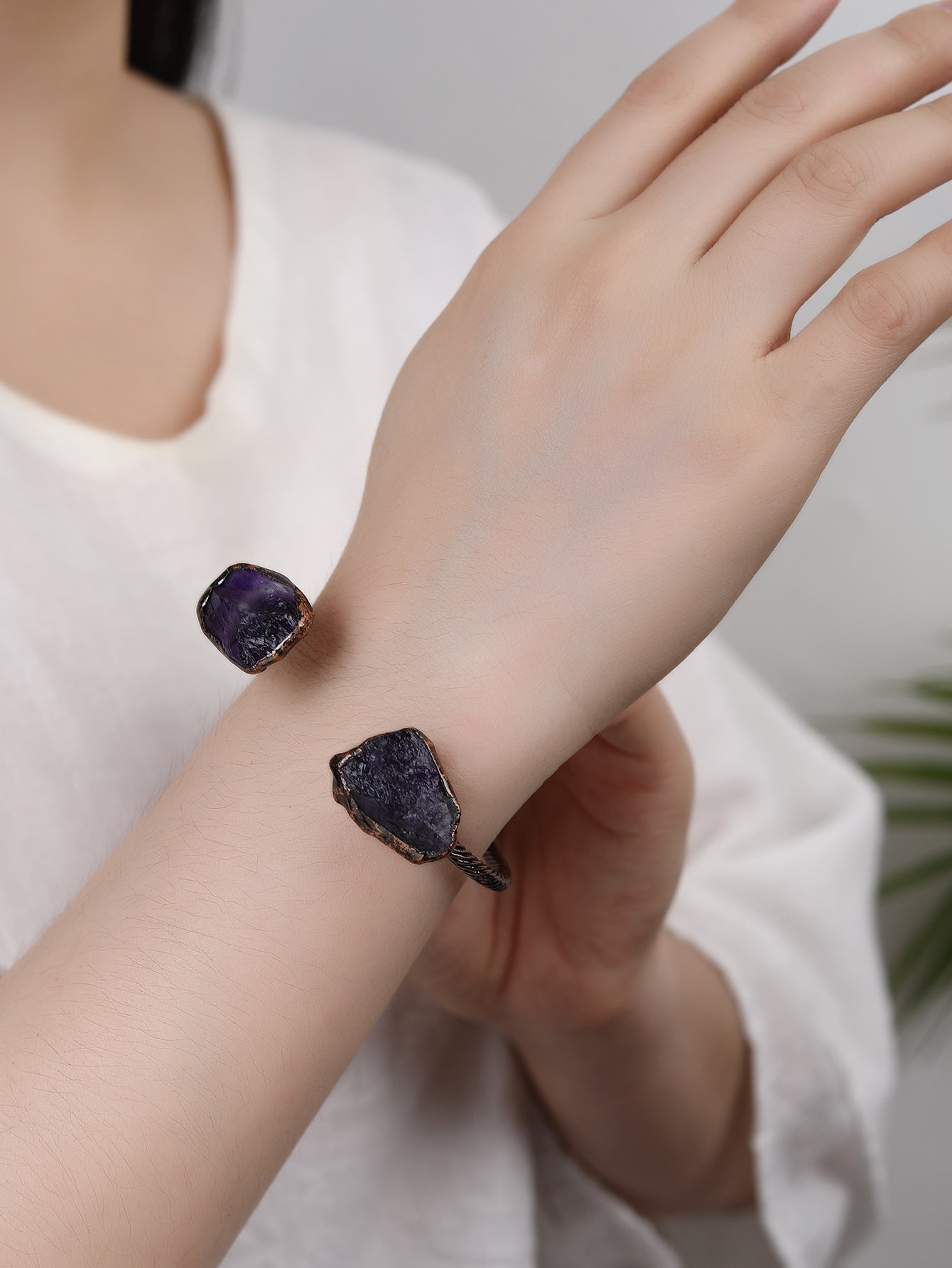Amethyst Indeterminate Bracelet