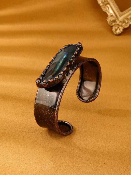 Labradorite Ancient Copper Bracelet