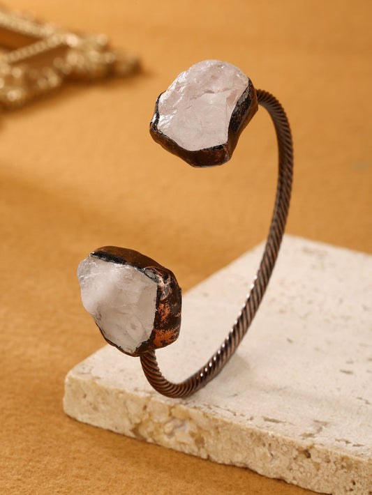 White Crystal Indeterminate Bangle